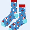 Mushroom Pattern Socks (Men's Sizes Adult Large) from the Sock Panda - 2 of 3