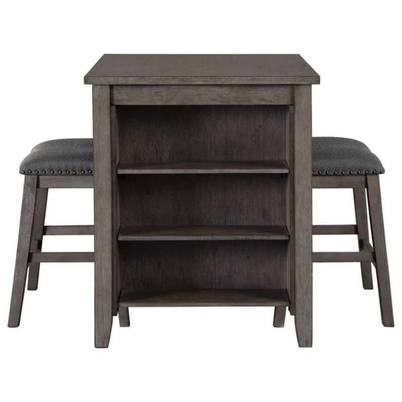 Set of 3 Caitbrook Counter Height Dining Table and Bar Stools Gray - Signature Design by Ashley, 6 of 12