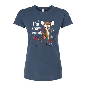 Women's - Disney - Christmas - I'm Snow Cute Fitted Graphic T-Shirt - 1 of 3