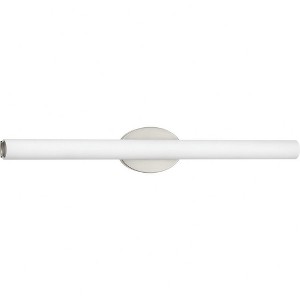 Progress Lighting Parallel Collection 1-Light LED Bath Vanity Fixture, Brushed Nickel, Opal Glass Shade - 1 of 4