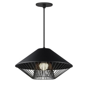 ET2 Lighting Phoenix 1 - Light Pendant in  Black/Gold - 1 of 3