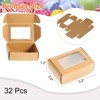 Unique Bargains Durable Soap Packaging Boxes Window Design Versatile Applications Gift Box 32 Pcs - 2 of 3