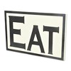 Cheung's Hattie Wooden EAT Wall Sign - 3 of 4