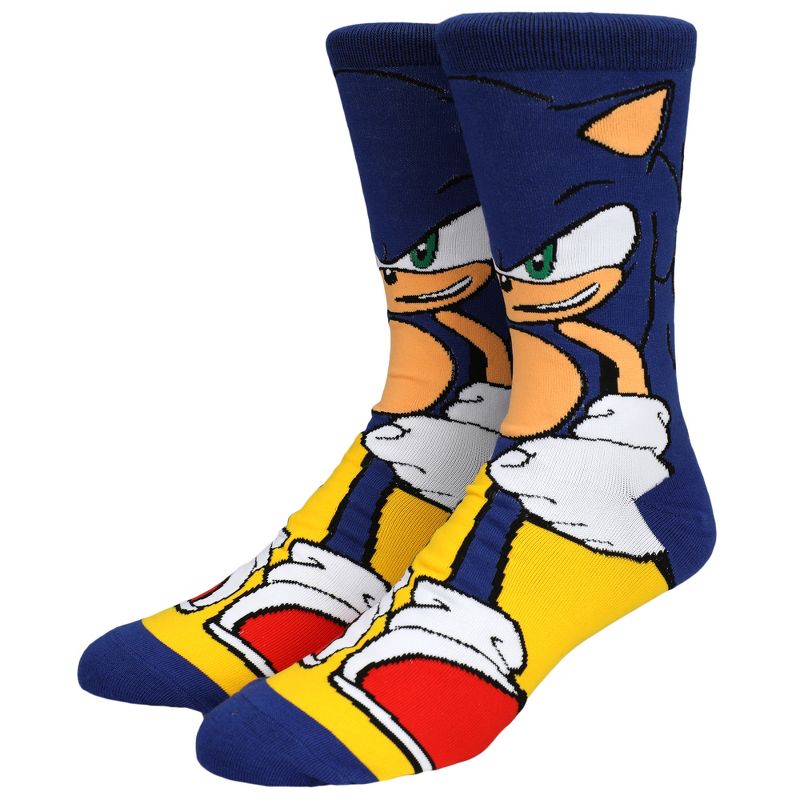 Sonic the Hedgehog Casual 360 Character Crew Socks for Men, 1 of 5