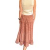 Women's Mix Floral Maxi Skirt - Greek Archaic Kori - image 4 of 4