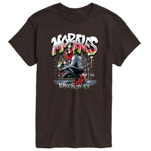 Men's - Marvel - Spider-man Miles Morales Spray Paint Short Sleeve Graphic T-Shirt - 1 of 4