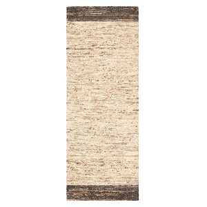 Town & Country Terra Montana Textured Border Handcrafted 100% Wool Area Rug - 1 of 4