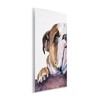 Stupell Industries Curious English Bulldog Gaze Pet Dog Portrait Wall Plaque Art - 2 of 4
