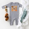 The Juniper Shop Coquette Fall Pumpkin Chart Baby Romper - 2 of 3