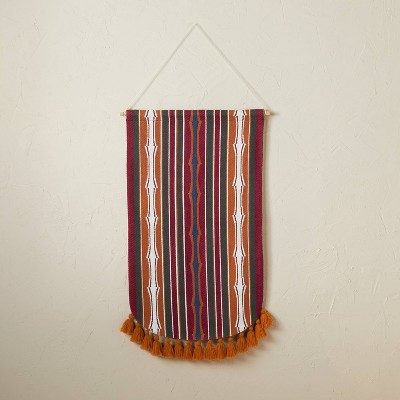 18" x 30" Rug Woven Wall Hanging Red - Opalhouse™ designed with Jungalow™