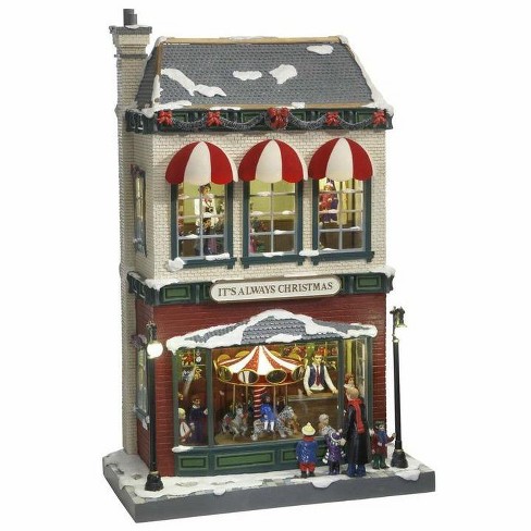 Mr. Christmas Mr. Christmas Musical Hyde Park Animated Village Toy Store  Decoration #77572 : Target