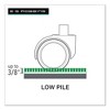 ES Robbins EverLife Moderate Use Chair Mat for Low Pile Carpet, Rectangular with Lip, 45 x 53, Clear - 3 of 4