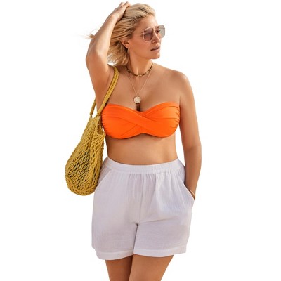 Swimsuits for All Women's Sun Breeze Gauze Short Cover Up (Plus Sizes Available)