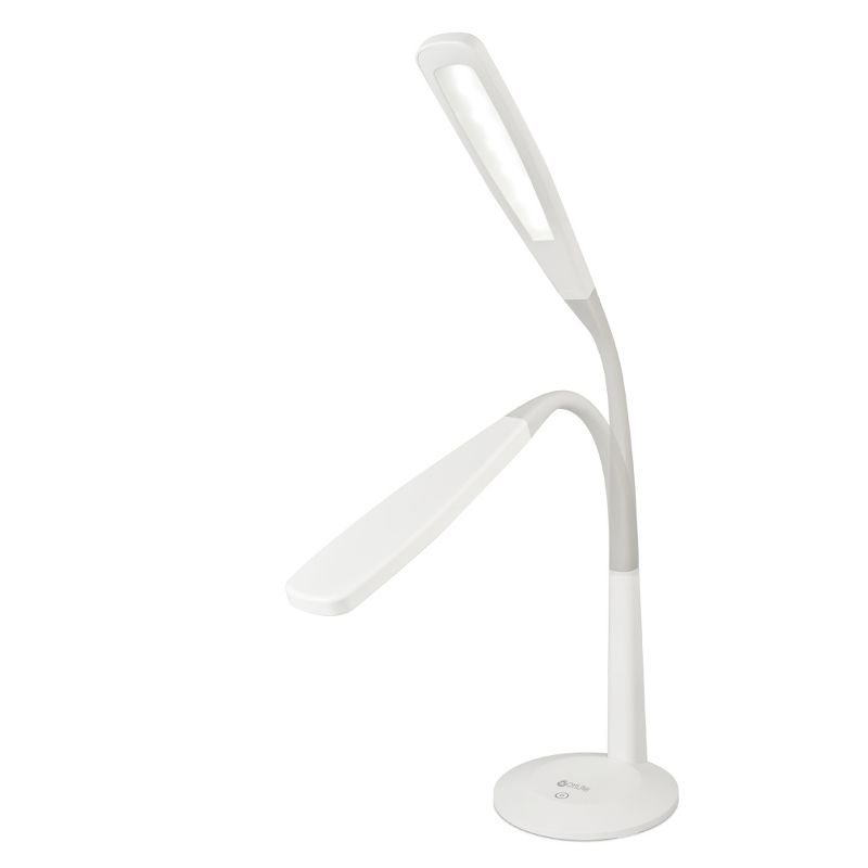 14&#34; Desk Gooseneck Desk Lamp White (Includes LED Light Bulb) - OttLite, 3 of 4