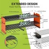 Suchtale Wall-Mounted Power Tool Organizer with Charging Station - Heavy Duty 3-Tier Metal Shelf, 8 Drill Holders & Outlets, Garage Storage - 3 of 4
