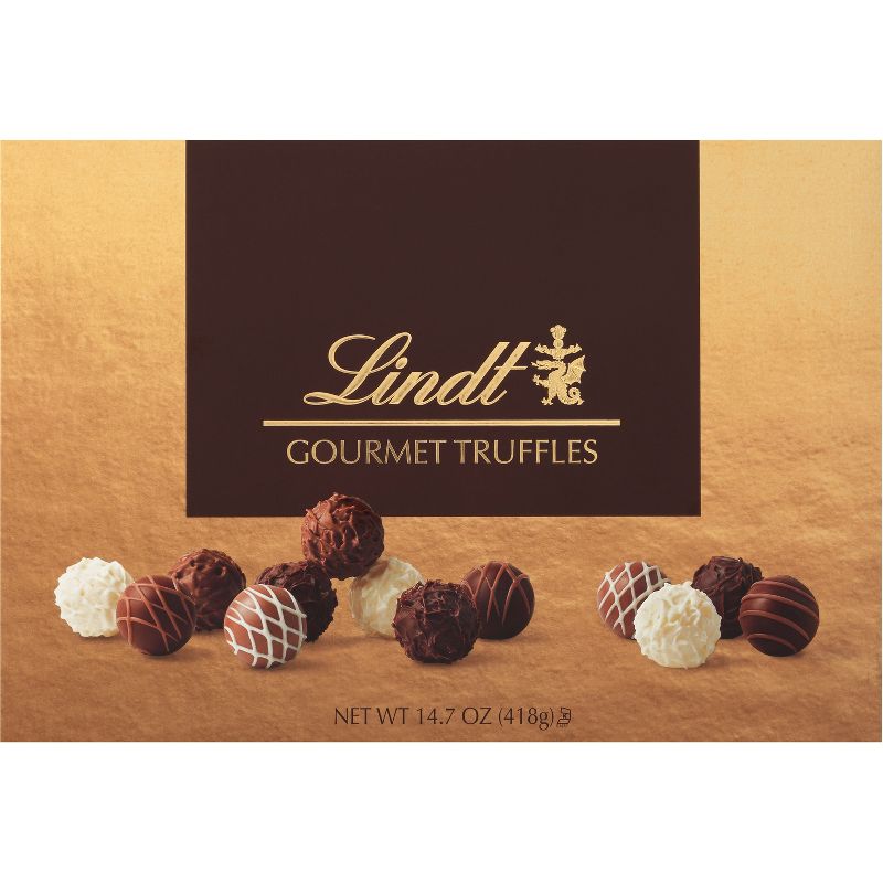 Lindt Gourmet Chocolate Candy Truffles Gift Box - 14.7 oz., 4 of 7