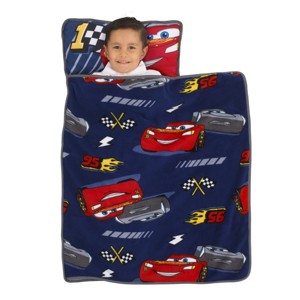Disney Cars Navy and Red Toddler Nap Mat - 1 of 4
