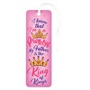 Dicksons Princess King of Kings, Pink 6 x 2 Inch Laminated Cardstock Tassel Bookmark; Pack of 12 - 2 of 2