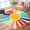 Washable Rugs Area Rugs for Living Room Bohemian Rugs for Bedroom Large Carpets Ultra Soft Faux Wool Dining Room Rug Non Slip&Non-Shedding - 3 of 4