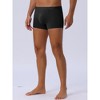 INSPIRE CHIC Men's Soft Elastic Waist Solid Color Regular Fit Basic Boxer Briefs - image 2 of 4