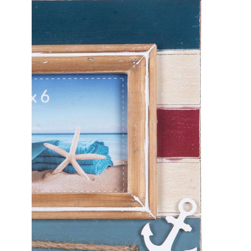 Beachcombers Anchor Rope Photo Frame 10 x 8.3 x 0.79 Inches., 3 of 5