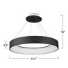 Artcraft Lighting Lazio 1 - Light Chandelier in  Black - 4 of 4