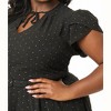 Unique Vintage Women's Plus Dahlia Swing Dress - 3 of 4