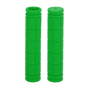 Unique Bargains Bike Handlebar Grips Covers 4.72" Length Green 1 Pair - 1 of 4