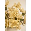Champagne and Green Faux Floral Stem – 35" Tall Botanical Accent by Kalalou - 3 of 3