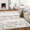 Area Rug Washable Farmhouse Rug, Soft Non-Slip Indoor Carpet, Foldable Decorate Carpet for Living Room, Bedroom, Dining Room & Office - 4 of 4