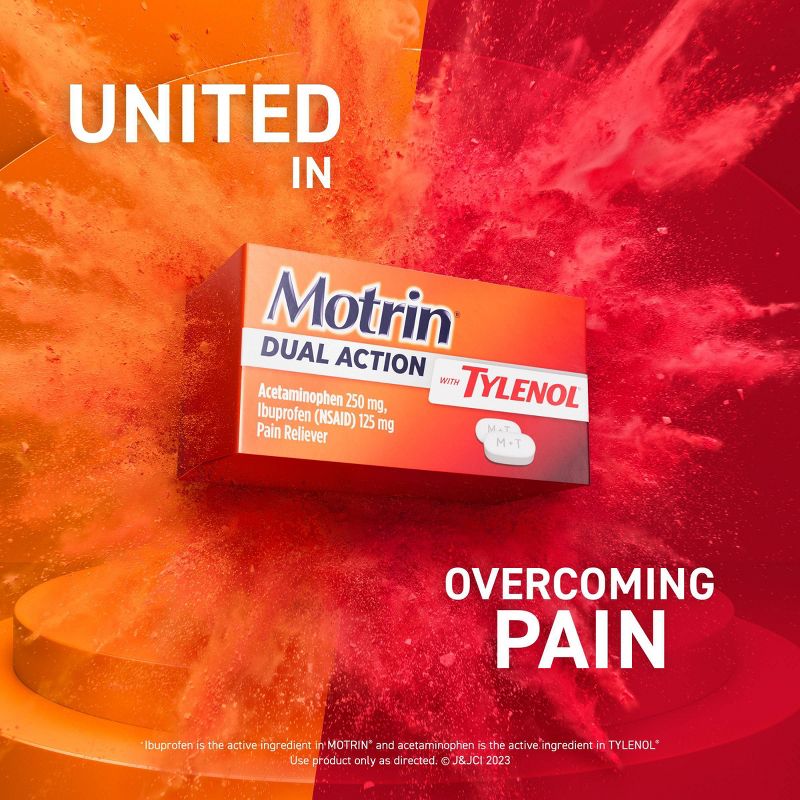 Motrin Acetaminophen Dual Action with Tylenol Pain Reliever, 4 of 11