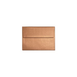 LUX A6 Invitation Envelopes 4 3/4 x 6 1/2 50/Box Copper Metallic 5375-11-50 - 1 of 1
