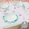 Big Dot of Happiness Pink Flamingo - Tropical Summer Party Paper Charger and Table Decorations - Chargerific Kit - Place Setting for 8 - 2 of 4