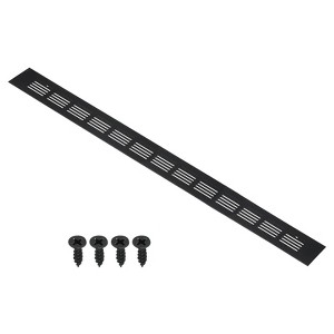 Unique Bargains Aluminum Rectangle Mesh with Mounting Screw Cabinet Air Vent Cover - 1 of 4