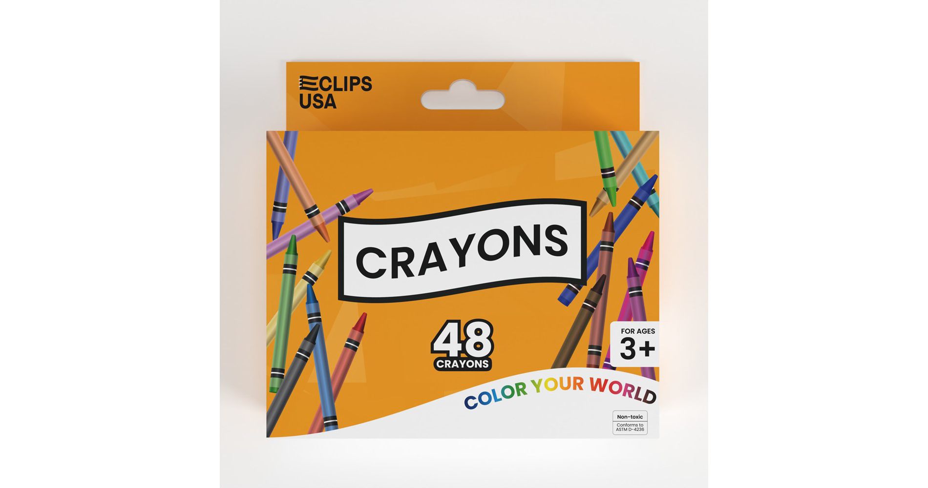 Standard Crayons - 24-count, Assorted Classic Colors (48 Packs)