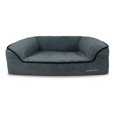 large orthopedic dog bed with bolster