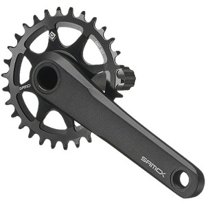 Samox TAM38 Fat Bike Crankset - 175mm, 11-Speed, 30t, Direct Mount Samox, 24mm CrMo Crank Spindle, For 100mm BB Shell, - 1 of 1