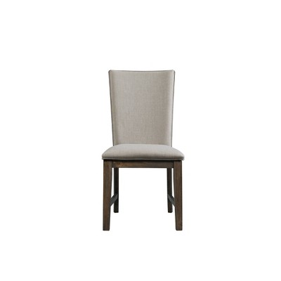 Jasper High Back Gray Upholstered Side Chair Set