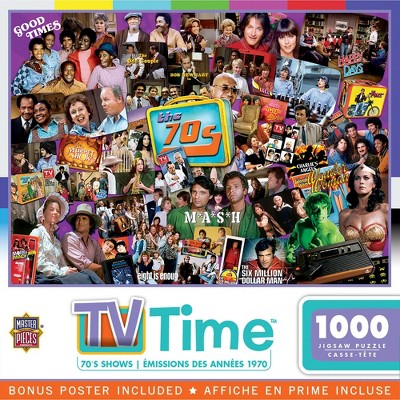 MasterPieces 1000 Piece Jigsaw Puzzle - 70's Shows - 19.25"x26.75"