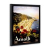 Stupell Industries Amalfi Coast Vintage Floating Frame Canvas Art - 2 of 4
