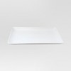 15.25" x 9.62" Porcelain Rectangular Platter White - Threshold™: Handleless Serving Tray, Dishwasher-Safe - 2 of 3