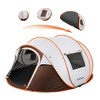 4-6 Persons White + Brown Pop-Up Boat Tent, our tent will bring you a pleasant camping experience. - 3 of 4