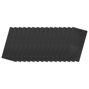 Unique Bargains DIY Laser Printing Office Engraving Blank Metal Card 15 Pcs - 1 of 4