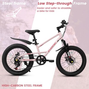 20 inch Mountain Kids Bike for Boys & Girls, Ages 6-12, 7-Speed with Front Suspension - 1 of 4