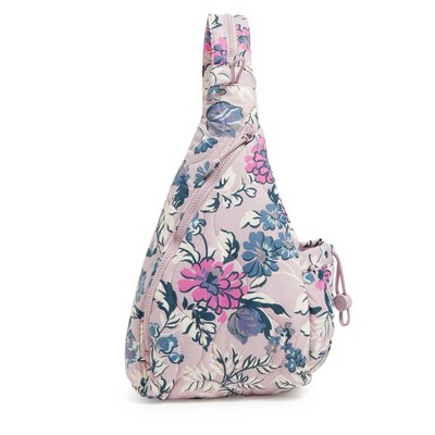 Vera Bradley Women's Nylon Featherweight Sling Backpack Rose Quartz : Target