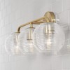 Capital Lighting Dolan 3 - Light Vanity in  Matte Brass - 3 of 4