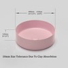 ChicFurnit Bathroom Sink Vessel Sink Stylish Ceramic Above Counter Modern for Bathroom, Pink, 15.7"*15.7"*4.7" - 3 of 4