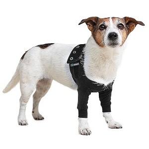 Suitical Recovery Double Sleeve for Dogs - Chest Circumference, Black - 1 of 4