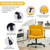 Racxily Adjustable Office Armrest Chair, Linen Criss-Cross Swivel Chairs, Vanity Chair, Desk Chair - 4 of 4