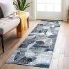 World Rug Gallery Contemporary Distressed Circle Area Rug - image 2 of 4